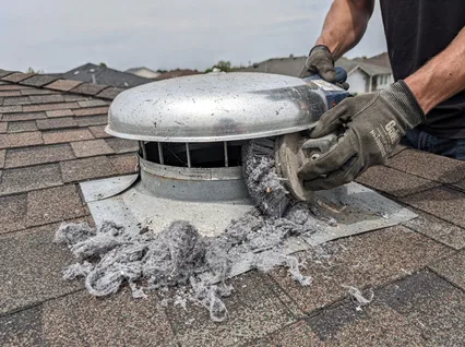 Cleaning Dryer Vent On Roof in Pembroke Pines
