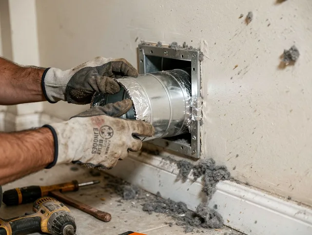 Professional dryer vent repair and installation by Pembroke Pines Dryer Vent Cleaning in Pembroke Pines