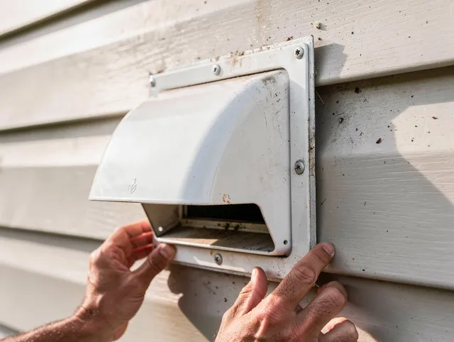 Pembroke Pines Dryer Vent Cleaning technician delivering thorough residential dryer vent cleaning service in Pembroke Pines